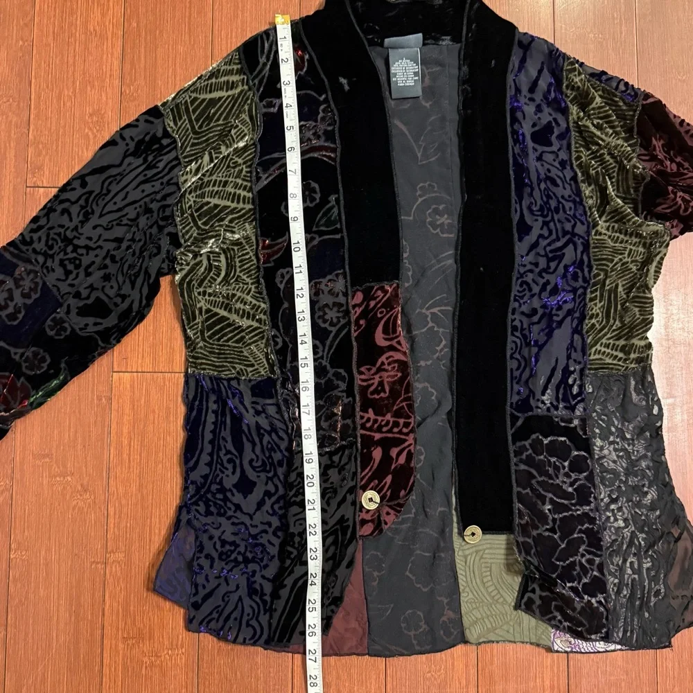 dressbarn multicolored silk